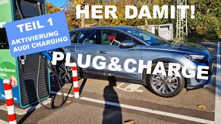 Mein Weg zu Plug&Charge - Aktivierung AudiChargingService