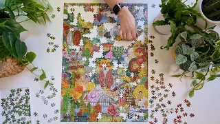 Around the World in 50 Plants | Laurence King Publishing 1000 Piece Jigsaw Puzzle Time Lapse