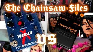 Of course it can chainsaw!  Void Manufacturing Weltall vs Boss HM-2 (The Chainsaw Files)