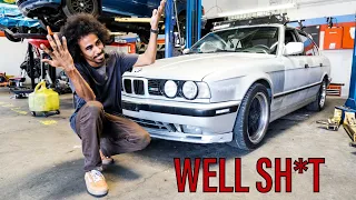 EVERYTHING WRONG WITH MY RARE CLASSIC BMW E34 M5 !