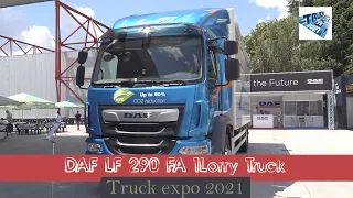 2021 DAF LF 290 FA Lorry Truck Exterior and Interior Walkaround Truck Expo 2021