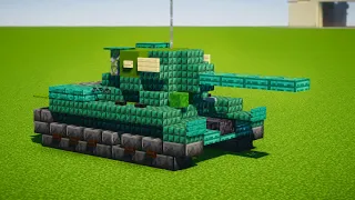 Minecraft T-34-85 Medium Tank Tutorial