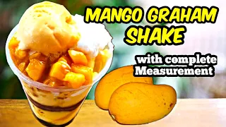 Mango Graham Shake with complete measurement | Mango Graham Shake Recipe | Mango Recipe