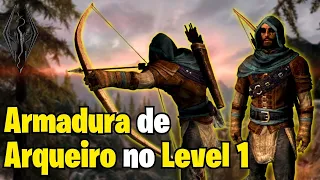 Guia Skyrim |  MELHOR ARMADURA DE ARQUEIRO NO LEVEL 1 | Anniversary edition #bethesda  #skyrim2023