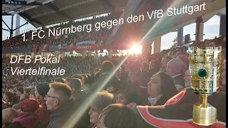 1. FC Nürnberg gegen VfB Stuttgart am 5.4.2023 - Pokalviertelfinale