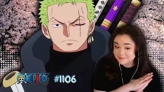 EGGHEAD ZORO WILL SAVE ME | One Piece Episode 1106 Reaction 🌸