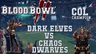 Blood Bowl 2 - Dark elves (the Sage) vs all hobgoblins! COL_C G 3