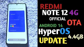 Redmi Note 12 4G - Xiaomi HyperOS with Android 14 UPDATE | New Cool Features! 😎