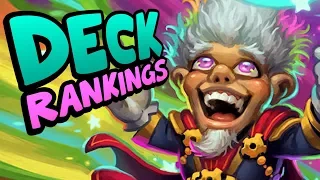 WHIZBANG DECK RECIPE RANKINGS | The Boomsday Project | Hearthstone