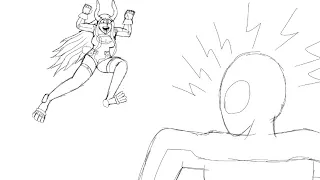 You callin’ me a liar? | Spider-Man / My Hero Academia Crossover Animation (Rough Sketch)