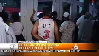 Miami Heat Fans Leave The Arena Early Thinking They Lost Try Coming Back