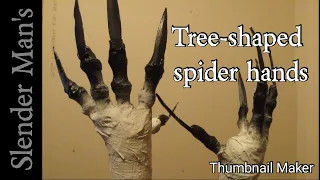 How to make Slender Man's hands | The Slender Man costume - part 1