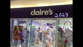 CLAIRE'S SHOP WITH ME🦄SPRING 2023🌷ACCESSORIES & JEWELRY🎀STORE WALK THROUGH