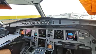 SOFIA-VARNA (LBSF-LBWN), Bulgaria Air FB971, Airbus A319, Cockpit visit (UHD 4K) 2020