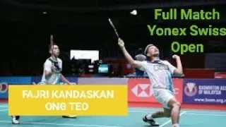 🔴 FULL Match Fajar ALFIAN Muhammad Rian ARDIANTO vs ONG Yew TEO Ee Yi Malaysia Yonex Swiss Open QF