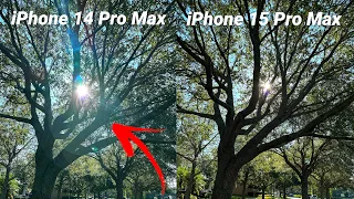 iPhone 15 Pro Max vs iPhone 14 Pro Max Camera: Flares FIXED??