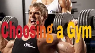 Choosing a GYM that's Right for You