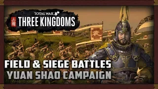 TOTAL WAR: THREE KINGDOMS | YUAN SHAO BATTLE GAMEPLAY | SurrealBeliefs