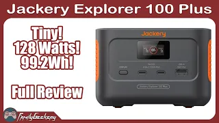 Jackery Explorer 100 Plus Test and Review!  Tiny and powerful Solar Generator