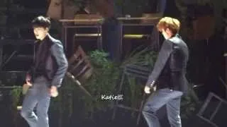 [fancam]131122 MAMA in Hong Kong Exo Kai Luhan Dance cut (Time Control)