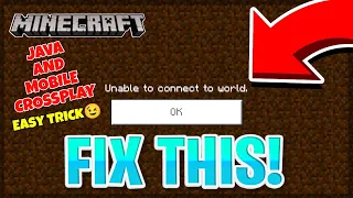 HOW TO FIX UNABLE TO CONNECT THE WORLD || MINECRAFT ATERNOS SERVER PROBLEM