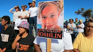 Crowds outside court as missing Joshlin Smith’s mother and co-accused appear in dock