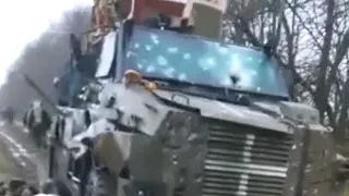 Armored car with Poles was ambushed in Ukraine