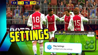 eFootball 2024 Mobile BEST SETTINGS | Controls, Gameplay, Graphics