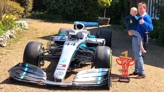 Lewis Hamilton Arranges For His F1 Car To Arrive At Home Of Terminally Ill Boy