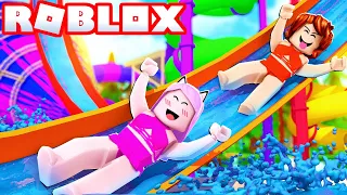 TOBOÁGUAS RADICAIS NO ROBLOX (Pool Island)