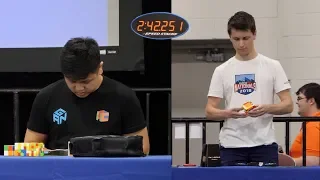 Max Park vs The Dream Team (2x2-7x7 Relay) - CubingUSA Nationals 2018 (feat. Feliks Zemdegs)