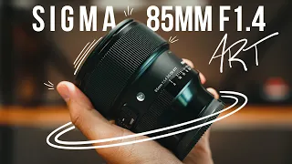 The NEW SMALLER Sigma 85mm 1.4 Art for Sony E