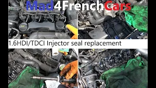 1.6 HDI/TDCI Injector seals and Rocker cover gasket replacement