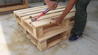 Perfect Scrap Wood Recycling Plan From Pallet Wood // Amazing Woodworking Ideas That You Want To Own
