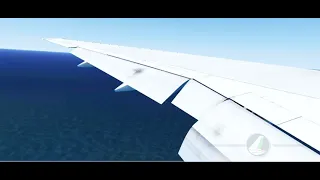 Boeing 777-300ER Azur Air посадка на острове St.Marteen