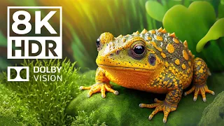 DISCOVER THE NATURAL WORLD Dolby Vision 8K HDR | with Cinematic Sounds (Animal Colorful Life)