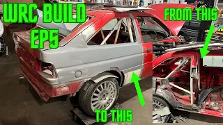 Escort Cosworth Wrc Replica Build Ep5 Fixing The Rear Quarter Rust