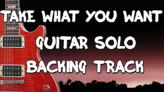 Take What You Want Solo Backing Track For Guitar | Post Malone