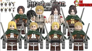 Lego Attack On Titan Minifigures Review Unofficial By WM Blocks WM6165