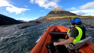 Having a midweek outing in the inflatable jetboat