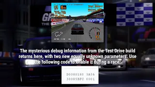 Gran Turismo 1 Cut Content and Builds Demos