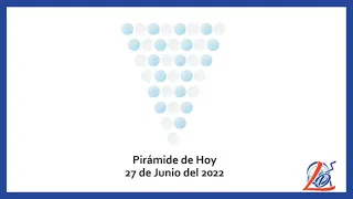 Pirámide del 27 de Junio del 2022 (Pirámide de la suerte, Pirámide del día, Pirámide de Hoy)