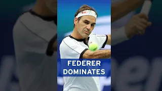 Roger Federer DOMINATES the point! 💪