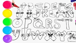 Alphabet Lore (A-Z...) - Coloring Pages Alphabet Lore DRAWING and COLORING Humanized Alphabet Lore