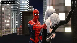 Spider-Man Web of Shadows - All Black Cat QTE Fails (Xbox 360 Emulator 60fps)