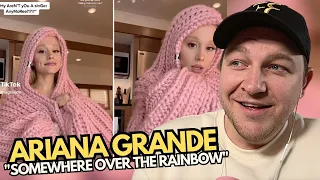 ARIANA GRANDE sings Somewhere Over The Rainbow 🌈 | Musical Theatre Coach Reacts