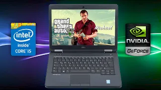 💻 Dell Latitude E5440 i5-4130u + Nvidia GT 720m FPS TEST (GTAV, Skyrim)