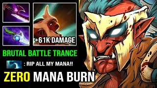 BRUTAL Mana Burn 1st ITEM Diffusal Blade Troll Warlord Crazy Attack Speed +61K Damage Dota 2