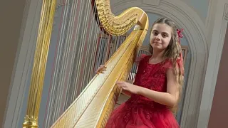 Агата Махаури (арфа) -З.Багиров Фантазия «Чаргях» Agatha Makhauri(harp)