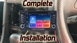 Seicane -  Audi A4 - Android Head Unit Installation